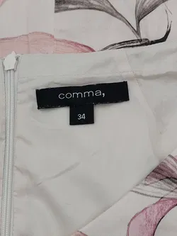 Comma Damen Sommerkleid rosa/geblümt Gr. 34 - Bild 2