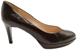 Braune Peter Kaiser Heels - Gr. 38 / Glossy - Bild 2