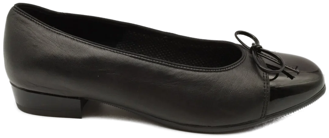 Schwarze Ara Ballerinas - Gr. 37 / Super Zustand – Bild 2