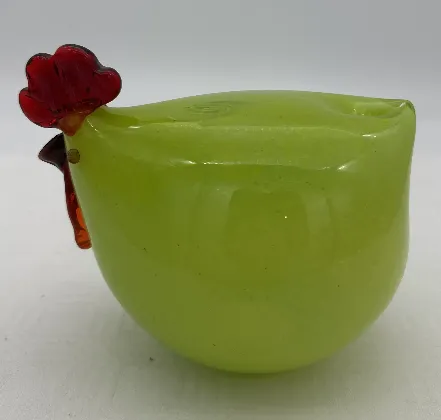 Villeroy & Boch  -  Deko / Glas-Huhn-Figur – Bild 3