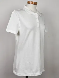 TOMMY JEANS Damen Poloshirt, weiß - Gr. L  - Bild 2