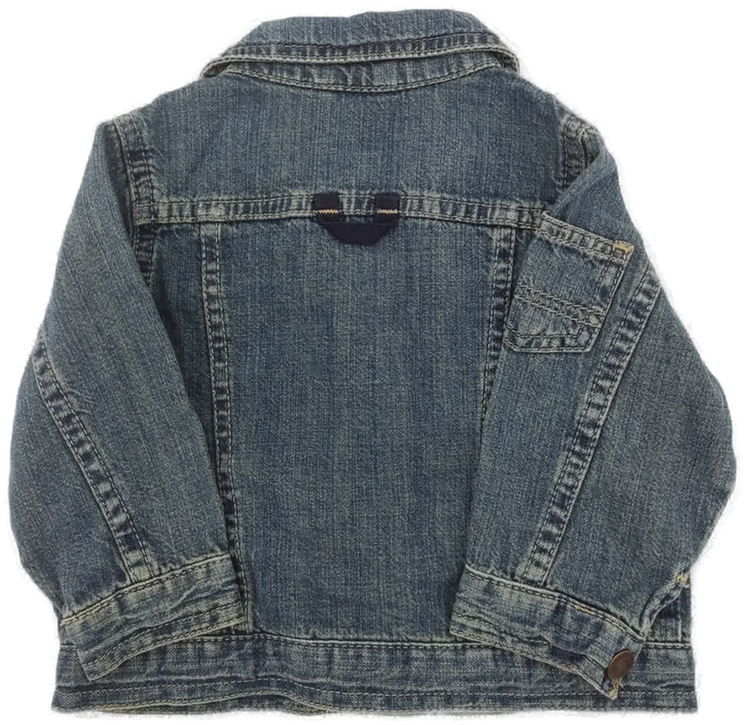 United colors of Benetton Kinder Jeansjacke blau Gr. 74 (12 Monate) – Bild 2