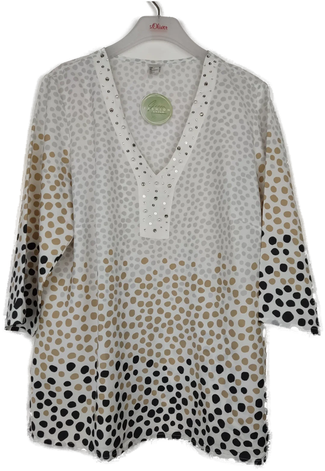 Damenbluse Sonstige Polyester Gr.44 | Einmaliges Unikat - Bild 4