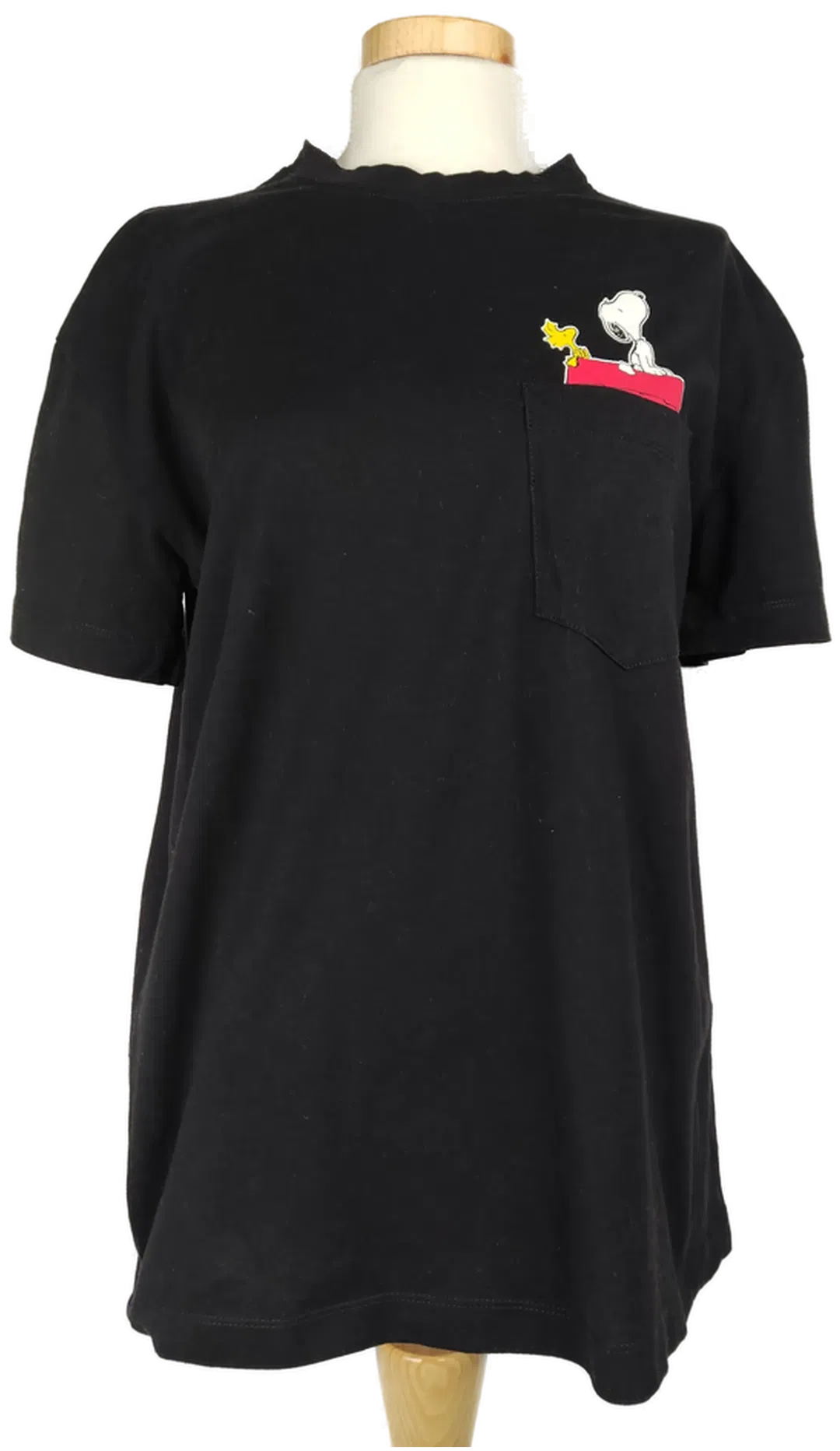 Zara Damen T-Shirt schwarz mit Peanuts-Motiv - S/36 - Bild 4