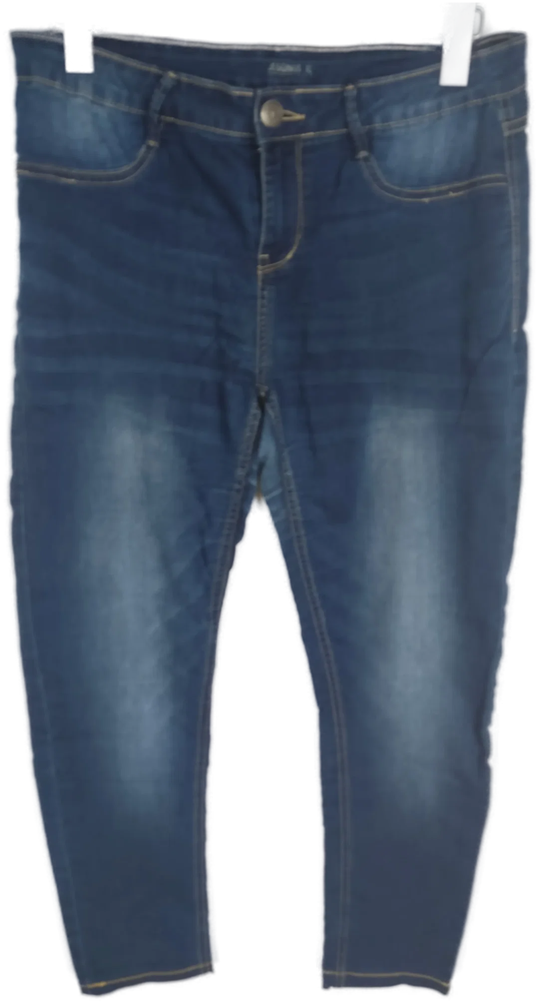 Stretch Jeggings XL mit Gummizugbund, blau meliert, Größe XL – Bild 1