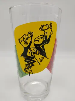 Gläser set mit Jazz und Swing Motiven - Bild 3