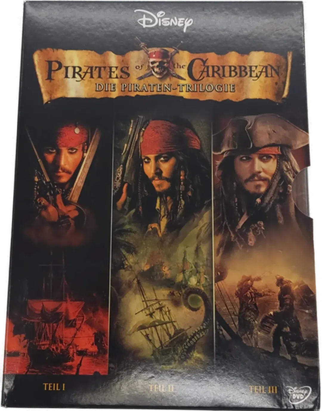 3 DVD's Disney Pirates of the Caribbean Die Piraten-Trilogie – Bild 2