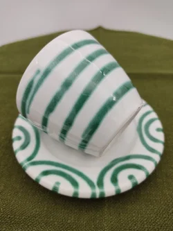 Gmundner Keramik Espresso-Set Grün Geflammt | Geschenkbox - Bild 12