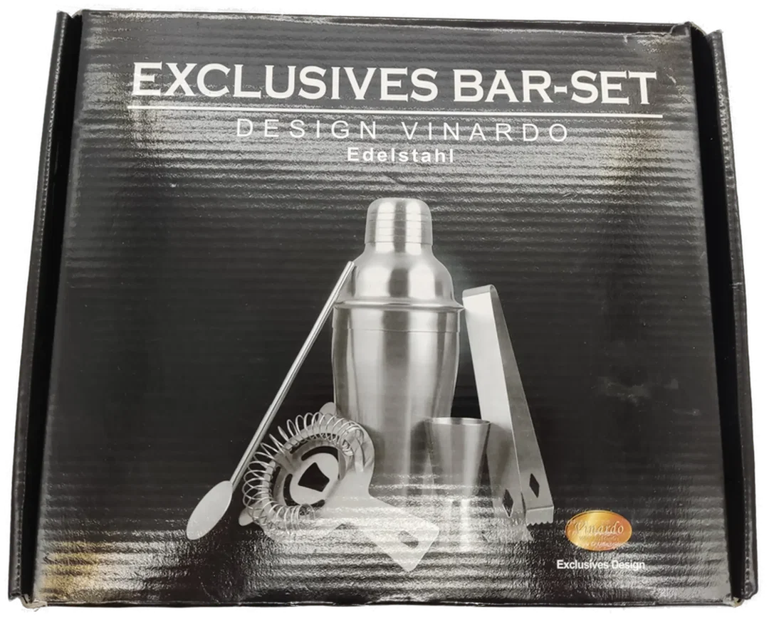 Latzke Exclusives Bar-Set Design Vinardo Edelstahl "Cocktail Set" – Bild 2