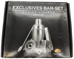 Latzke Exclusives Bar-Set Design Vinardo Edelstahl 