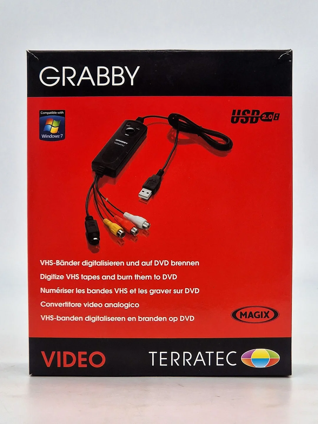 Terratec Video Grabby USB 2.0 - Rev. 2 - Komplettset zur VHS-Digitalisierung mit OVP – Bild 2
