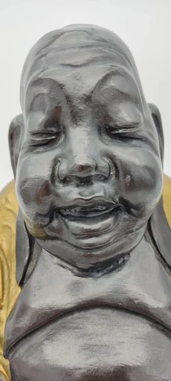 Sitzende Buddha-Statue, Kunststoff | Zen-Dekor - Bild 10