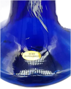 Vintage Glasvase Kobaltblau Höhe: ca 29,5cm  - Bild 3