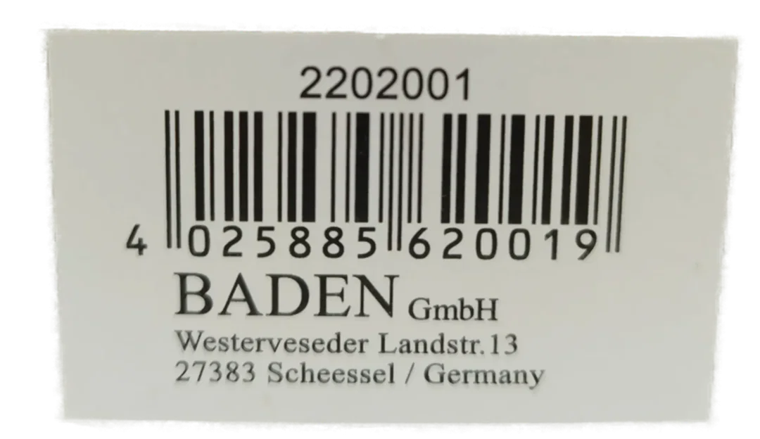 BADEN Häschen Holzfigur mit Bommelfell - ca. 19cm hoch – Bild 4