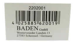BADEN Häschen Holzfigur mit Bommelfell - ca. 19cm hoch - Bild 4
