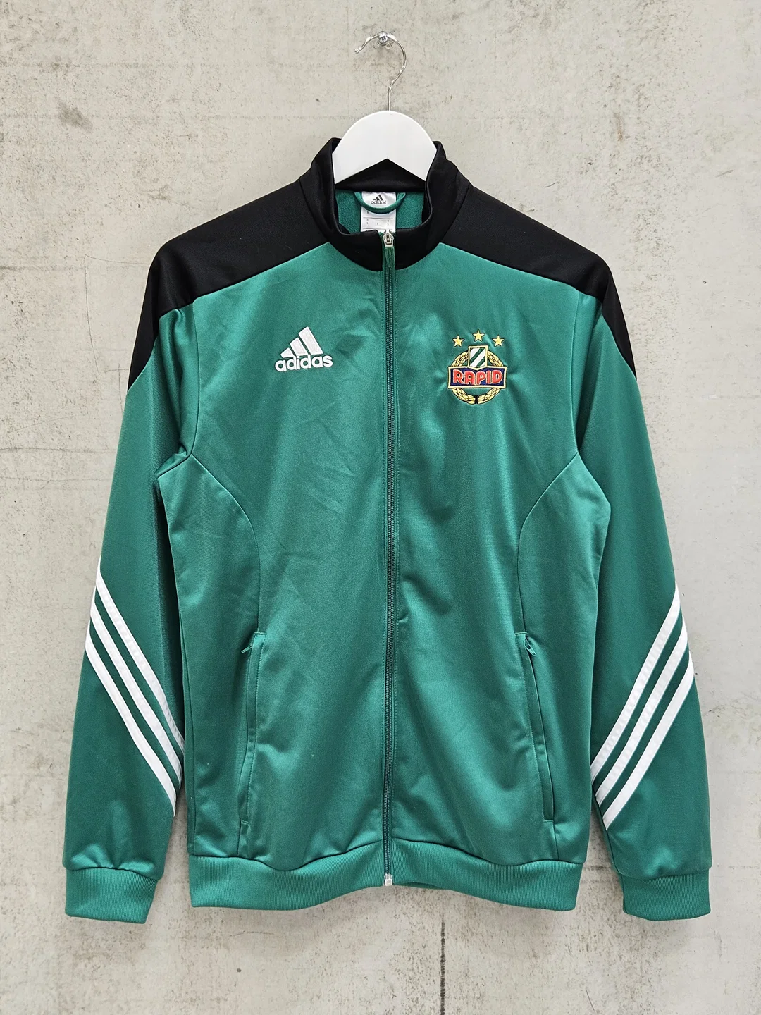 ADIDAS x RAPID Herren Trainingsjacke, grün - Gr. S – Bild 1
