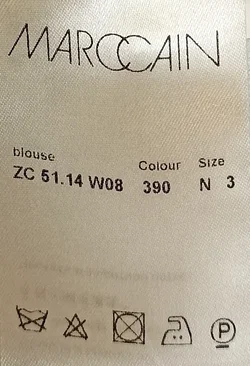 Marc Cain Damen Blusenshirt aus Seide mehrfarbig Gr. M – Vorschau 4