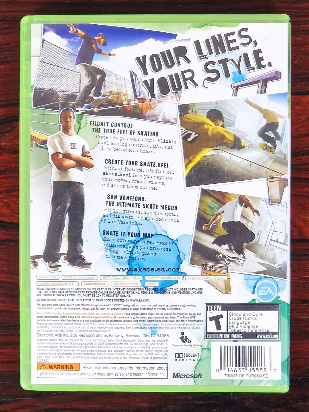 skate. - Xbox 360 - Spiel - US-Import – Bild 2