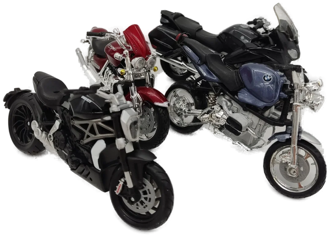 BURAGO Motorradmodelle 1:18 - 4 Stück – Bild 2