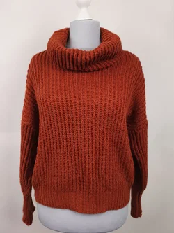 Zauberstern Strickpullover mit großem Rollkragen, Damen, Gr. S – Vorschau 1