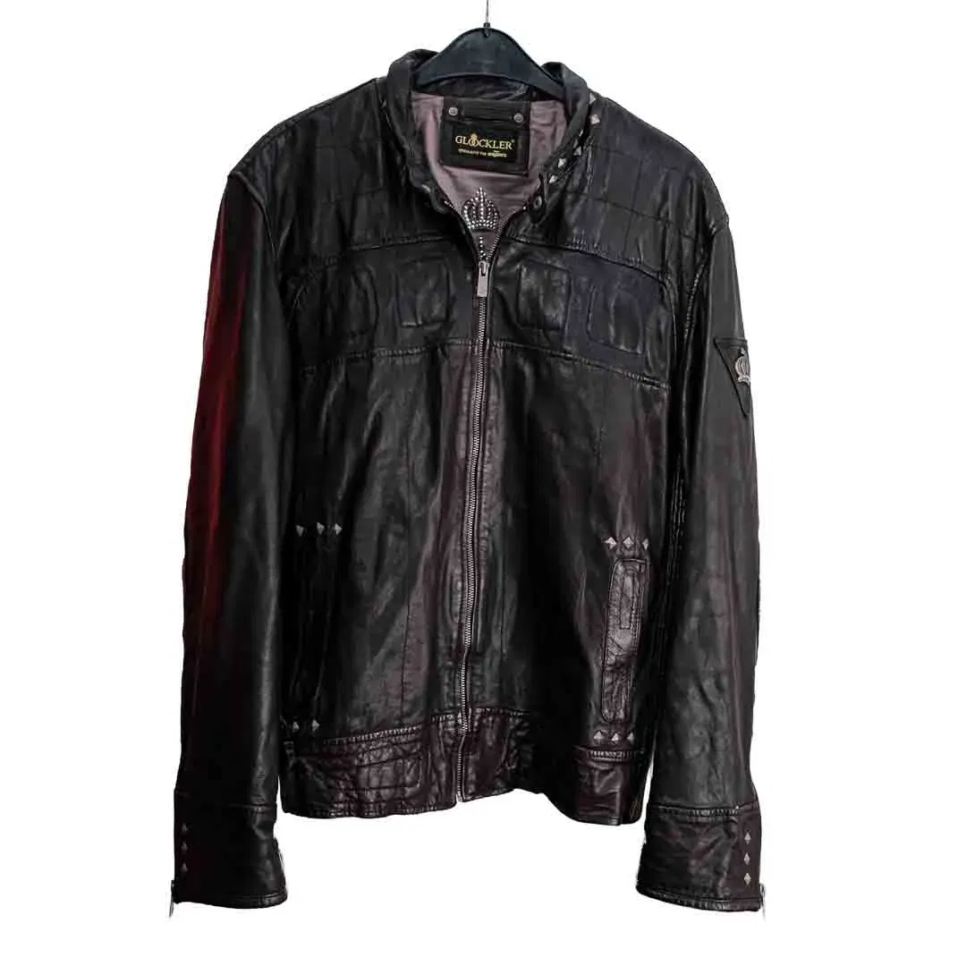 Coole Lederjacke der Marke Harald Glööckler, Schwarz XXL EXCLUSIVE for engbers - Bild 1