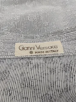 Versace Herren Hemd grau Gr. 52 Vintage - Bild 2