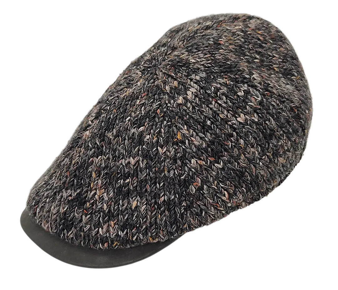 Marone 1881 Schiebermütze, grau/braun -  Gr. 60 - Bild 1