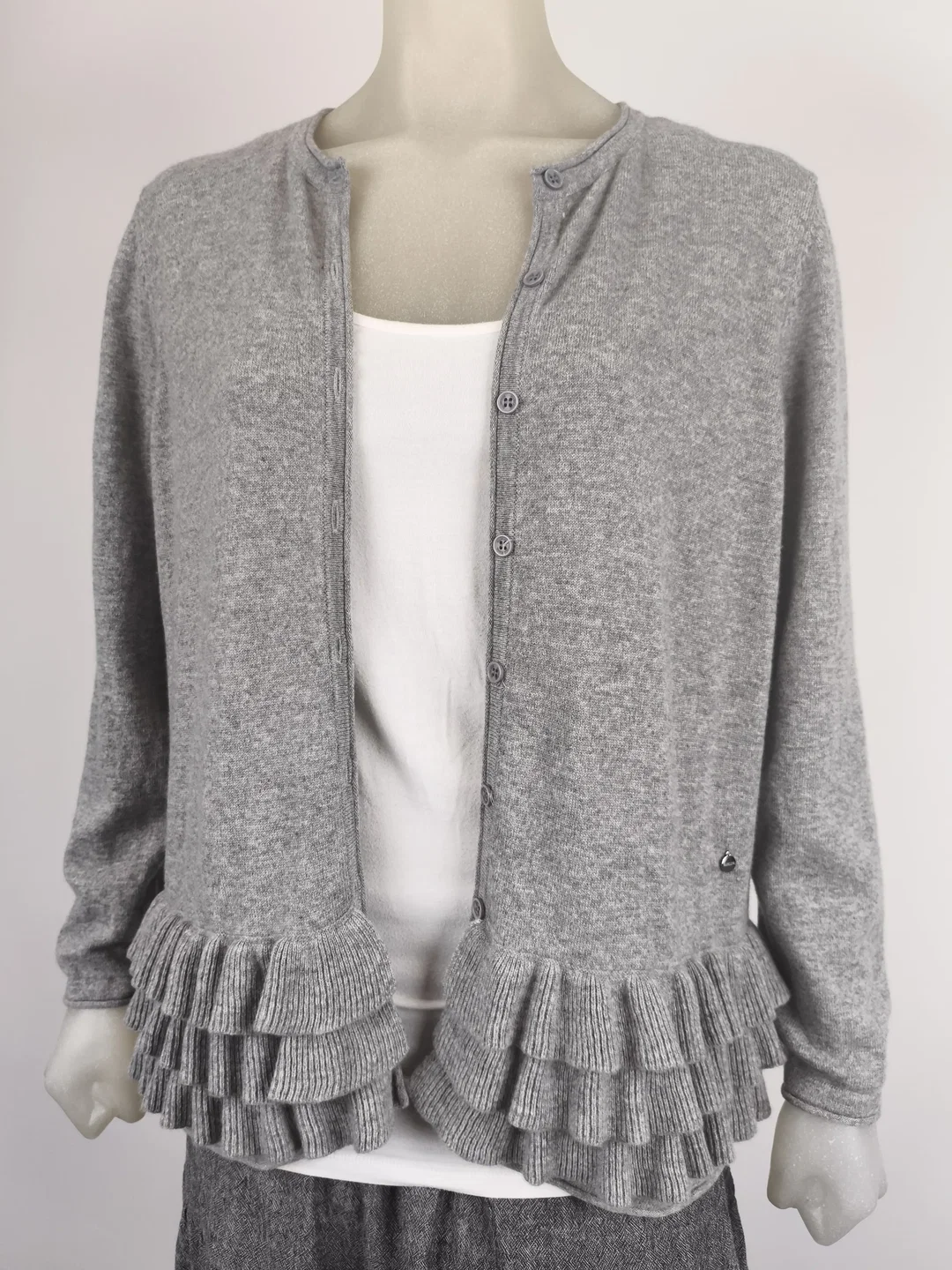 Madeleine, Strickweste Damen, Gr. 44/46, Kaschmir - Bild 1