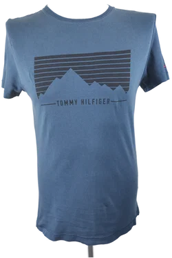 Herren T-Shirt Tommy Hilfiger Unifarben Baumwolle | Zeitlos - Bild 1