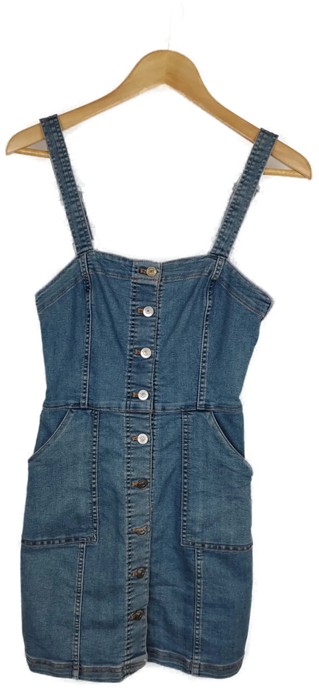 H&M Damen Jeanskleid blau Gr. 38 - Bild 1