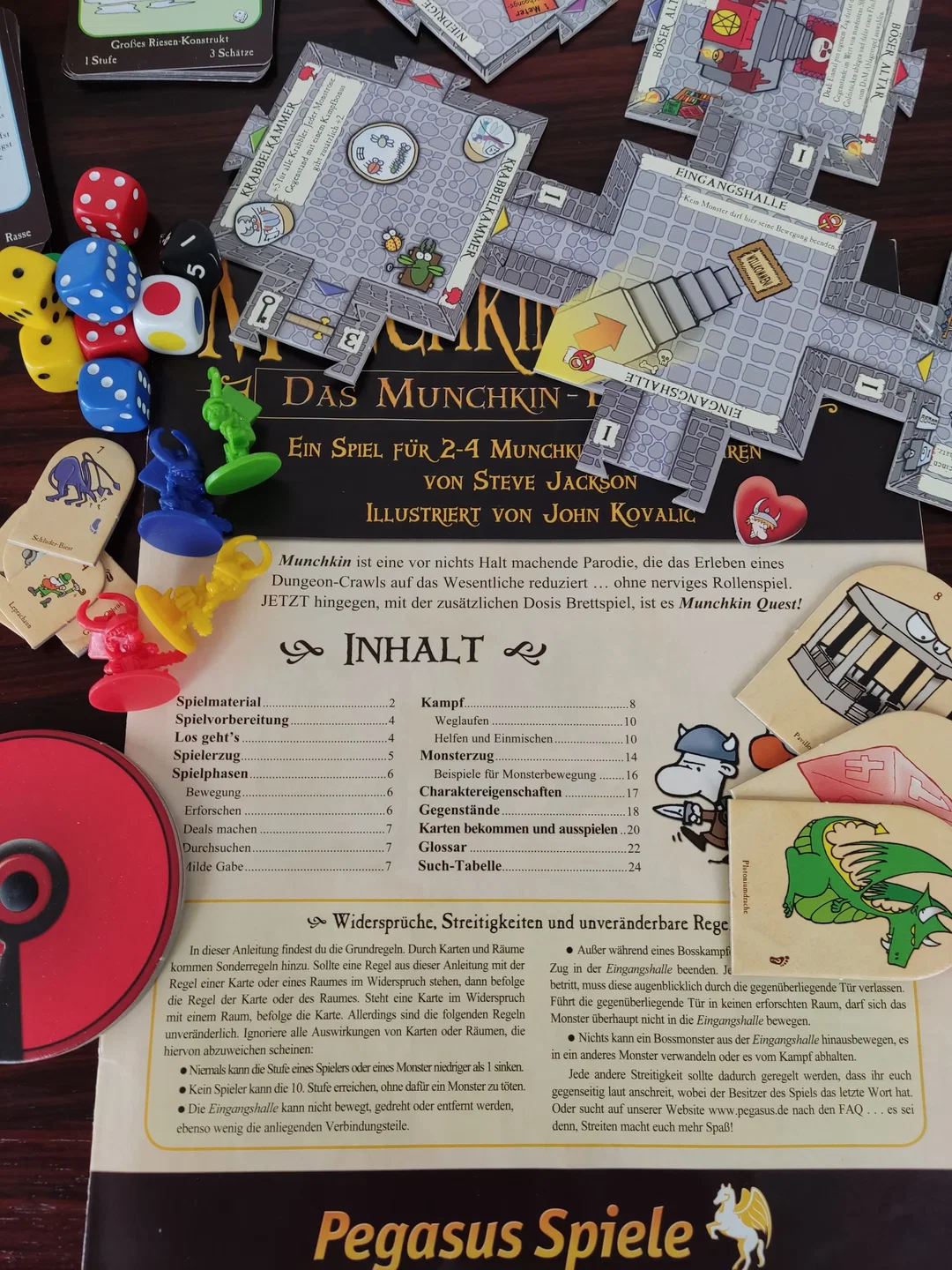 MUNCHKIN QUEST - Gesellschaftsspiele - Pegasus Spiele – Bild 4