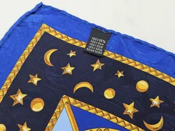 Damen Seidentuch - blau - Bild 4