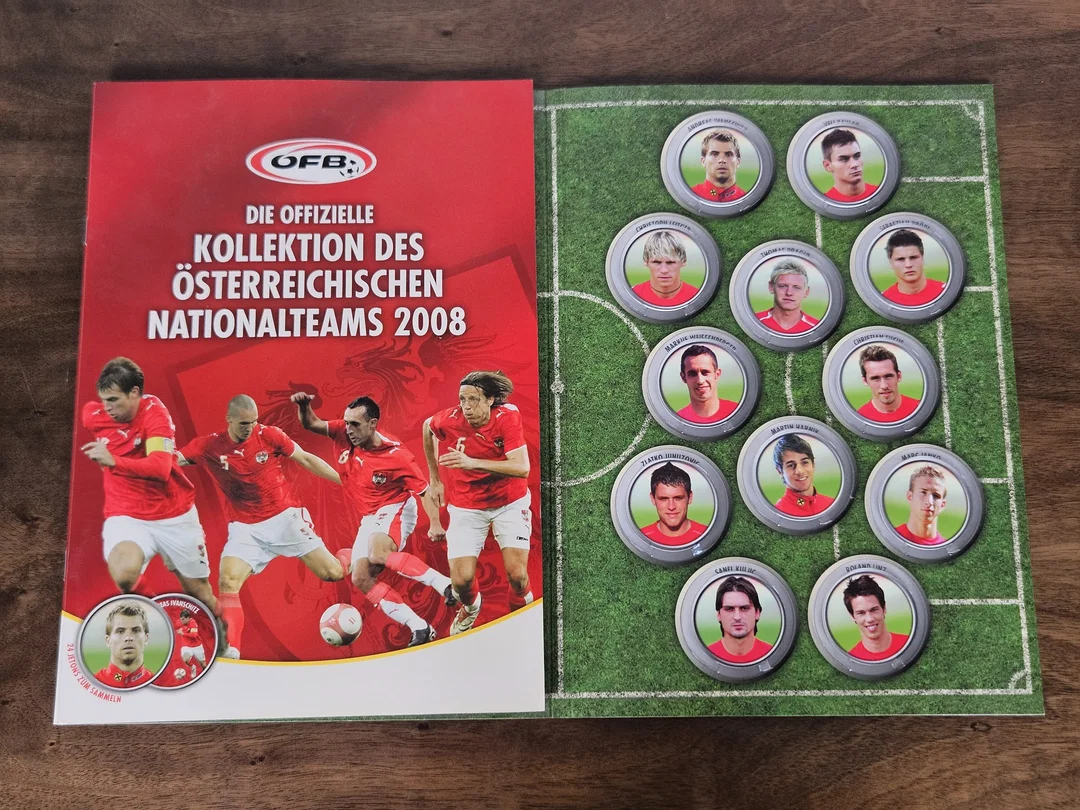 Fußball Sammelalbum ÖFB Nationalteam 2008 von Billa - Bild 1