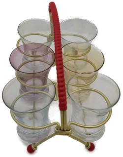 Set 6x vintage Schnapsgläser - Bild 4