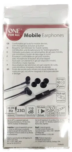 One for all Mobile Earphones - Bild 2