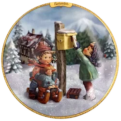 Sammelteller „Kindheitsfreuden der Jahreszeiten“ von M.I. Hummel - November (Teller A 1141) – Vorschau 1