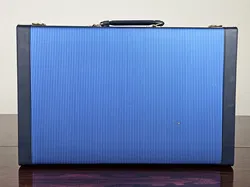 Backgammonkoffer blau/weiß - Gesellschaftsspiel - Bild 4