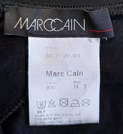 Marc Cain Damen Midirock schwarz Gr. M - Bild 3