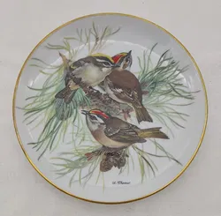 5 Wandteller von Ursula Band Vogelmotive - Bild 8