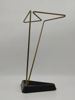 Mid-Century Schirmständer Messing/Gusseisen - Ges. Gesch No. 2914 - Bild 5