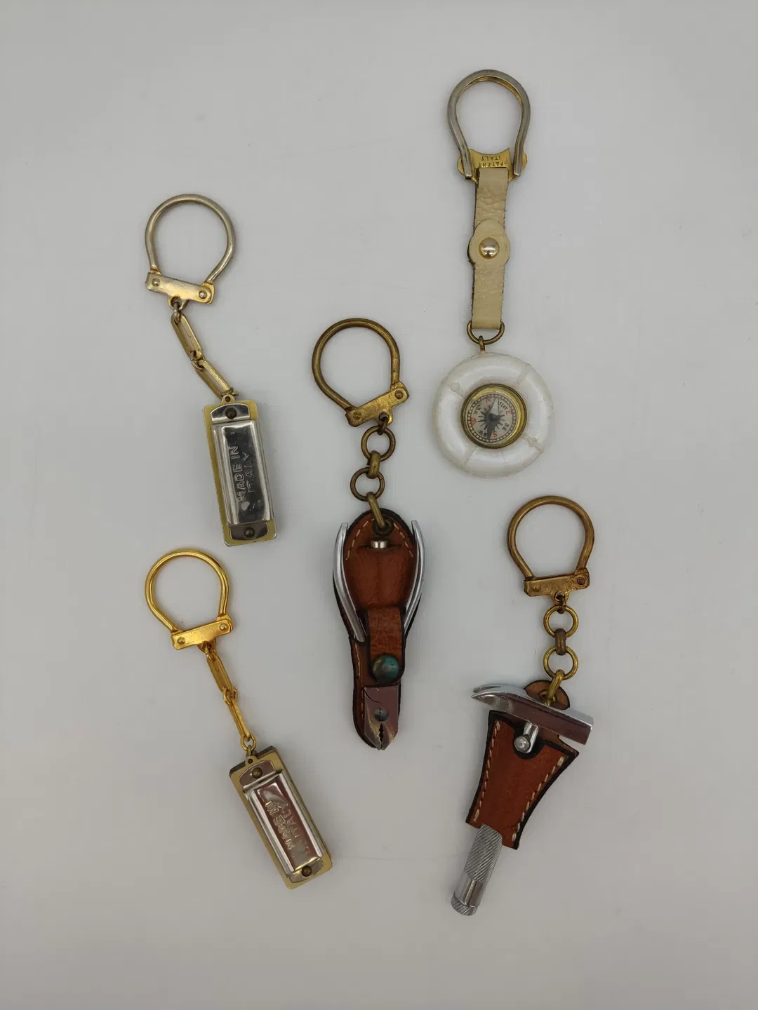 5x Vintage Schlüsselanhänger - Bild 1