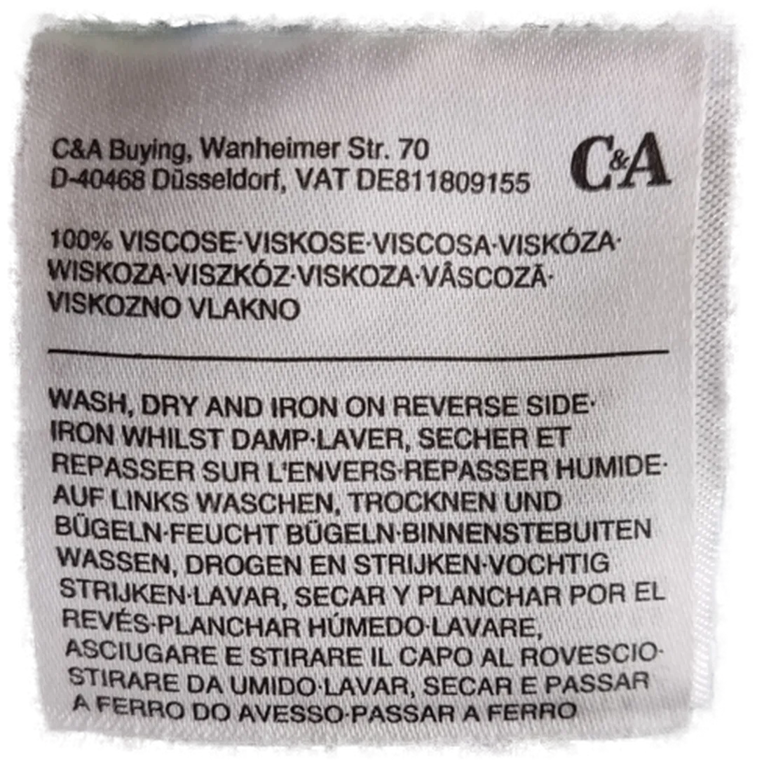 C&A Minikleid Geblümt Viskose | Casual-Liebling – Bild 4