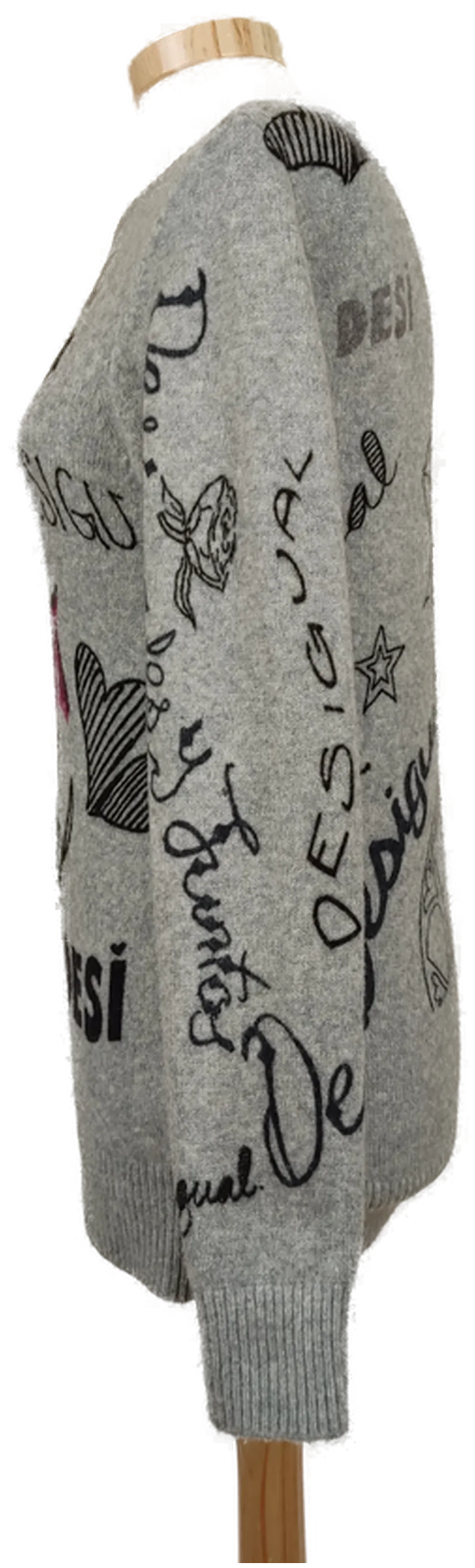 Desigual Damen Pullover grau Gr.XS – Bild 2