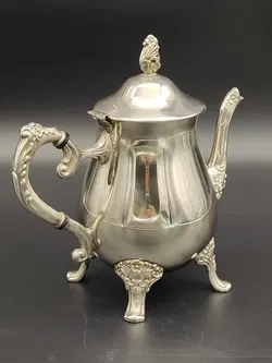 Vintage Kaffeekanne/Teekanne versilbert - EP BRASS  - Bild 4