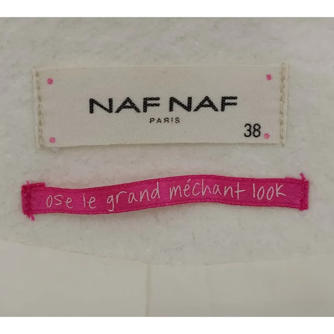 NAF NAF Damenblazer cremeweiß - Gr. 38 – Bild 5
