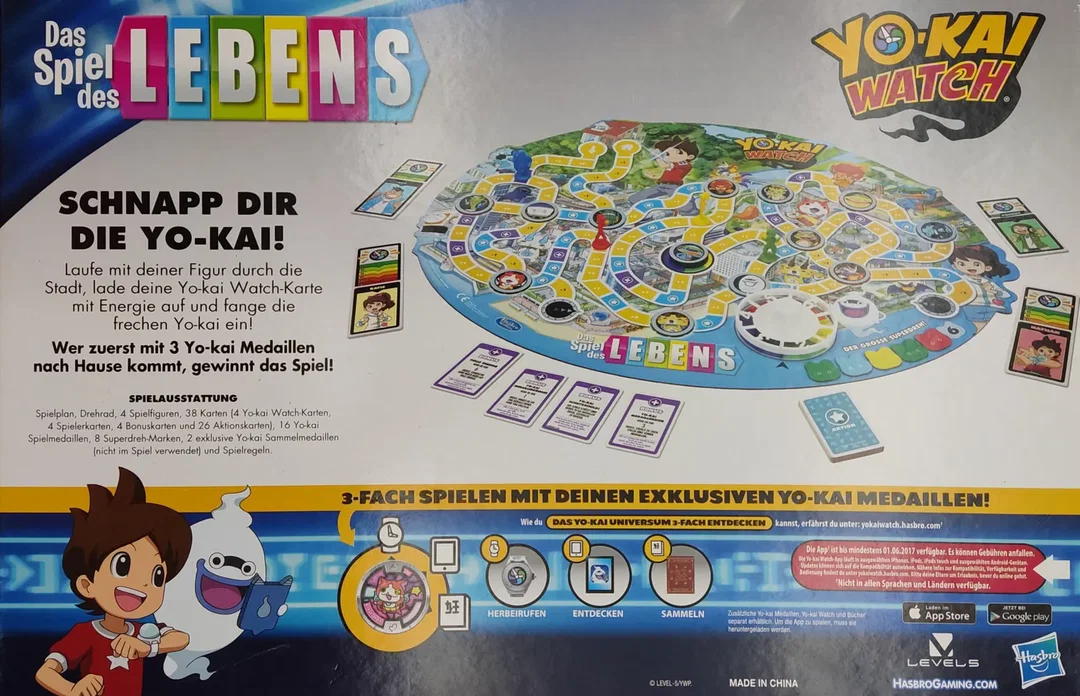 Das Spiel des Lebens - Yo-Kai Watch - Hasbro Gaming – Bild 3