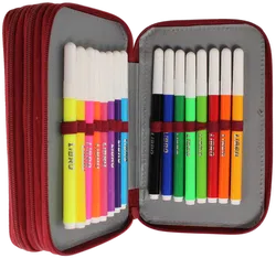 Spirit Federmäppchen 3-fach befüllt mit Zubehör, individuell gestaltet - Bild 5