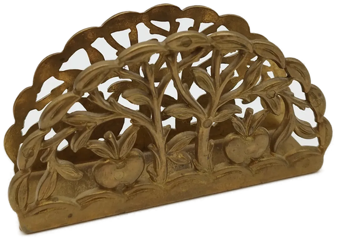 Serviettenständer Gilde Handwerk Messing | Vintage-Charme - Bild 1