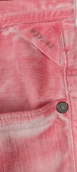 Replay Jeans-Bermuda Herren Rosaton | Premium-Marke, Größe 42 - Bild 4