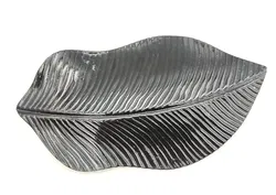 Blatt-Dekoteller aus Glas - Bild 2